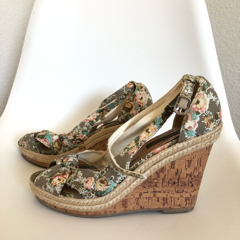 Material Girl Floral Wedge Sandal